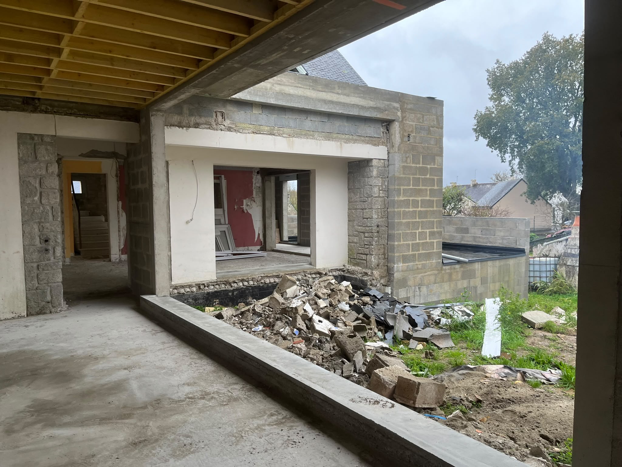 Rénovation d'une maison morbihanaisse